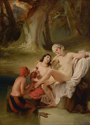 Bathsheba at Her Bath