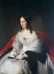 Portrait of Sarah Louise Strachan Ruffo of Motta and Bagnara, Princess of Sant