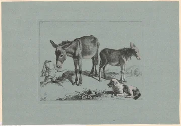 Plate 5, from The Set of 12 Pastoral Scenes