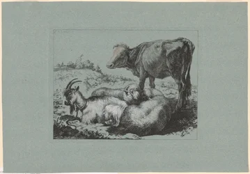 Plate 6, from The Set of 12 Pastoral Scenes