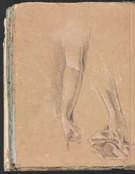 Verona Sketchbook: Arms and hands with drapery (page 78)