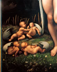 Leda and the Swan (detail)