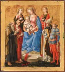Mary with Child and Six Saints