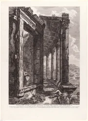 View of the Door and Peristyle of the Temple of Vesta