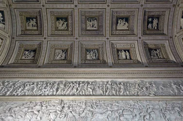 The Room of the Stuccoes (Camera degli Stucchi) of the Palazzo del Tè