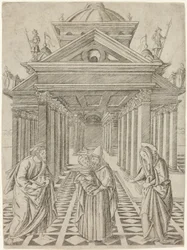 The Presentation in the Temple, plate four from the Life of the Virgin and Christ