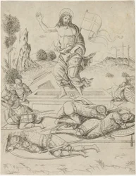 The Resurrection, plate eleven from the Life of the Virgin and Christ