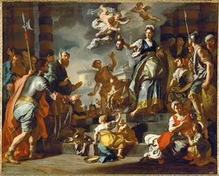 Judith Shows the Head of Holofernes to the People, c.1730