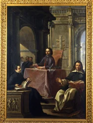 Dispute Between a Jesuit and a Dominican After the Counter-Reformation