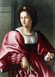 Portrait of a Lady, Seated Three-Quarter-Length, Holding a Glove