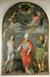 Annunciation with Saints