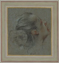 Head of a Girl in Profile