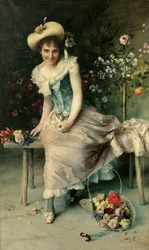 Beauty on a Garden Bench, 1897