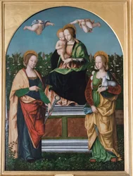 Madonna and Child, St. Agatha and St. Agnes
