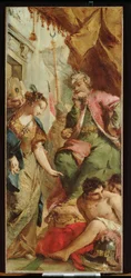 Sophronia Asking the Saracen King Aladine to Release the Christian Prisoners