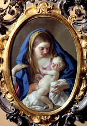 The Virgin and Child by Francesco de Mura (18th century). Royal Palace of Madrid