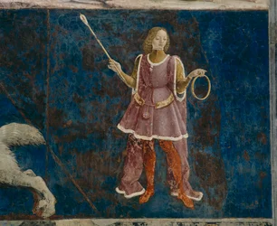 One of the Three Decans Who Oversee the Month of March, Il Salone dei Mesi