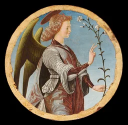 Polittico Griffoni: Angel of the Annunciation