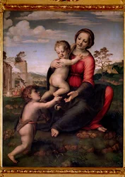 Virgin with Child and Saint John Baptist