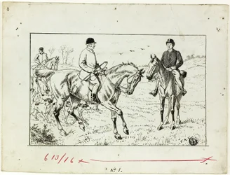 Three Riders at a Hunt