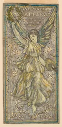 Design for Mosaic or Stained Glass Window in Honor of a Painter (