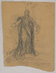 Sketch for Central Figure in the Ascension
