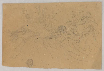 Sketch of Figural Group for Ascension