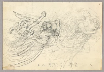 Sketch of Figural Group for Ascension