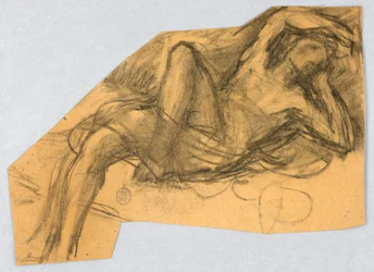 Sketch of Nude Figure