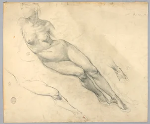 Sketch of a Female Nude