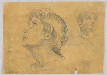 Sketches of Two Heads
