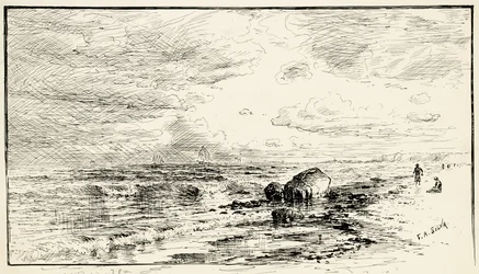 The Beach Near Point Judith, Rhode Island