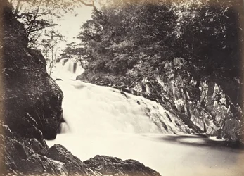 Bettws-y-Coed, The Swallow Falls from Below (696)