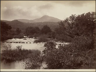 Bettws-y-Coed. Moel Siabod and Stepping Stones