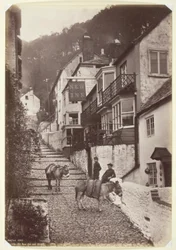 Clovelly, the New Inn and Street