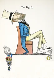 The Big D, Illustration from The Struwwelpeter Alphabet