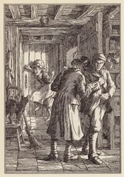 Illustration for The Cricket on the Hearth by Charles Dickens