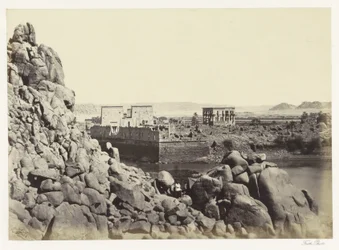 View of the South Side of the Island of Philae (South End of the Island of Philae)