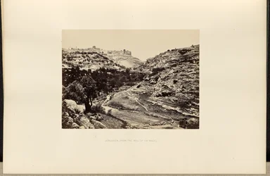 Jerusalem, from the Well of En-Rogel