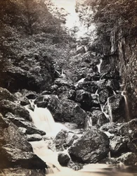 River Landscape near Derwentwater in Great Britain