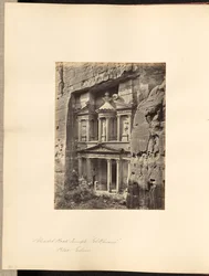 Splendid Rock Temple, "El Khusne", Petra, Edom