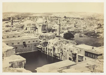 The Pool of Hezekiah, from the Tower of Hippicus, Jerusalem