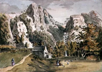 Waterfall at Keswick, Cumberland