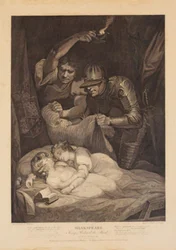The murder of Edward V and his younger brother, the Duke of York. From William Shakespeare