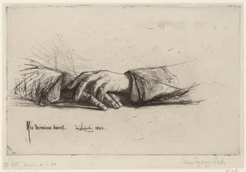 Resting Hands (Hands Folded, Etudes à l