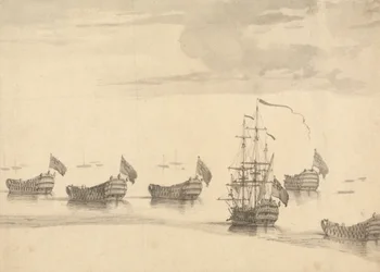 Ships on a Calm Sea