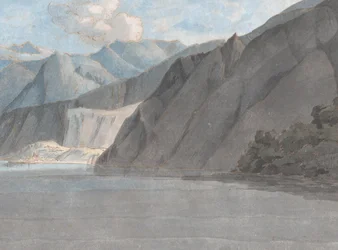 View of Lake Como with Monte Leoni