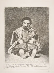A Dwarf Known as El Primo after Diego Velázquez