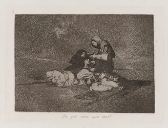 What Is the Use of a Cup?, Plate 59 from The Disasters of War