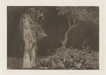 Folly of Fear, also known as Do Not Lose Honour Through Fear, from the series Los disparates